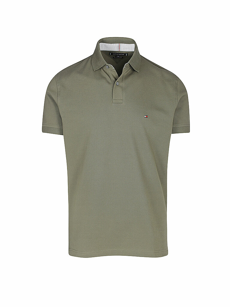 Tommy Hilfiger pour homme. MW0MW17770 Polo en piqué texturé 1985 Collection vert (XXL), Casuel, Coton, Manche courte 2